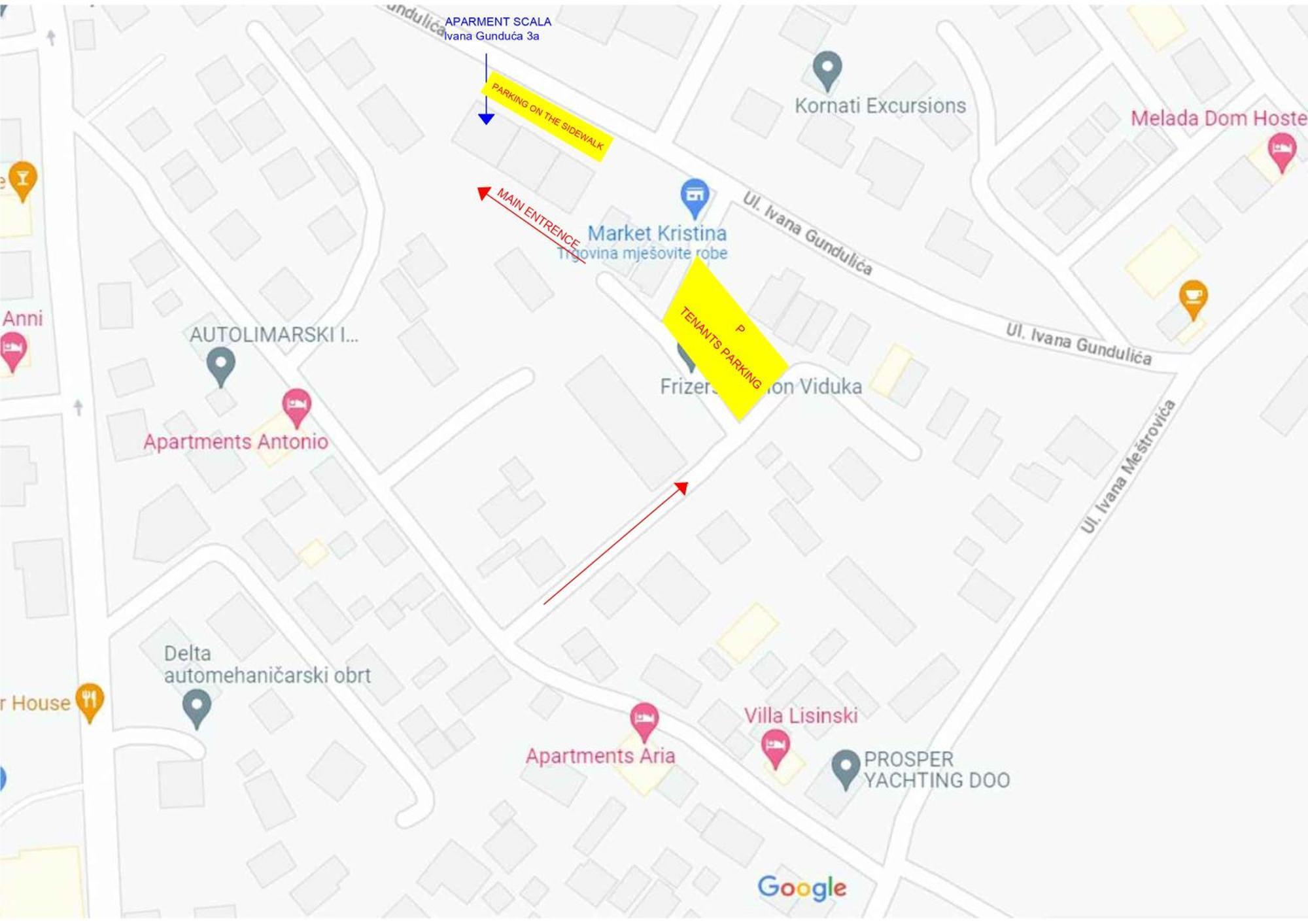 Apartman Scala Zadar Eksteriør bilde